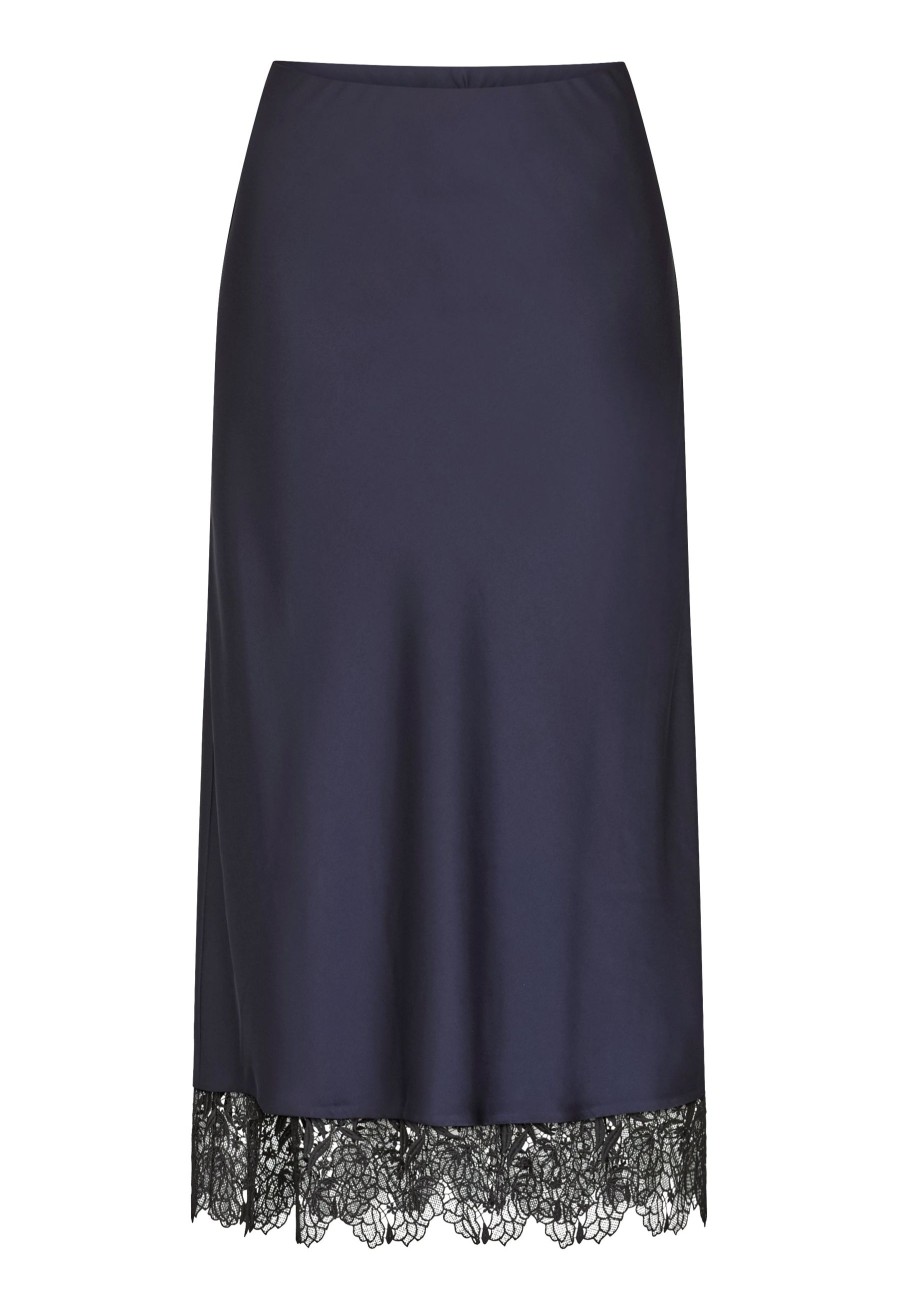 Love Divine Love1118 Skirt Navy/Black | Nederdele