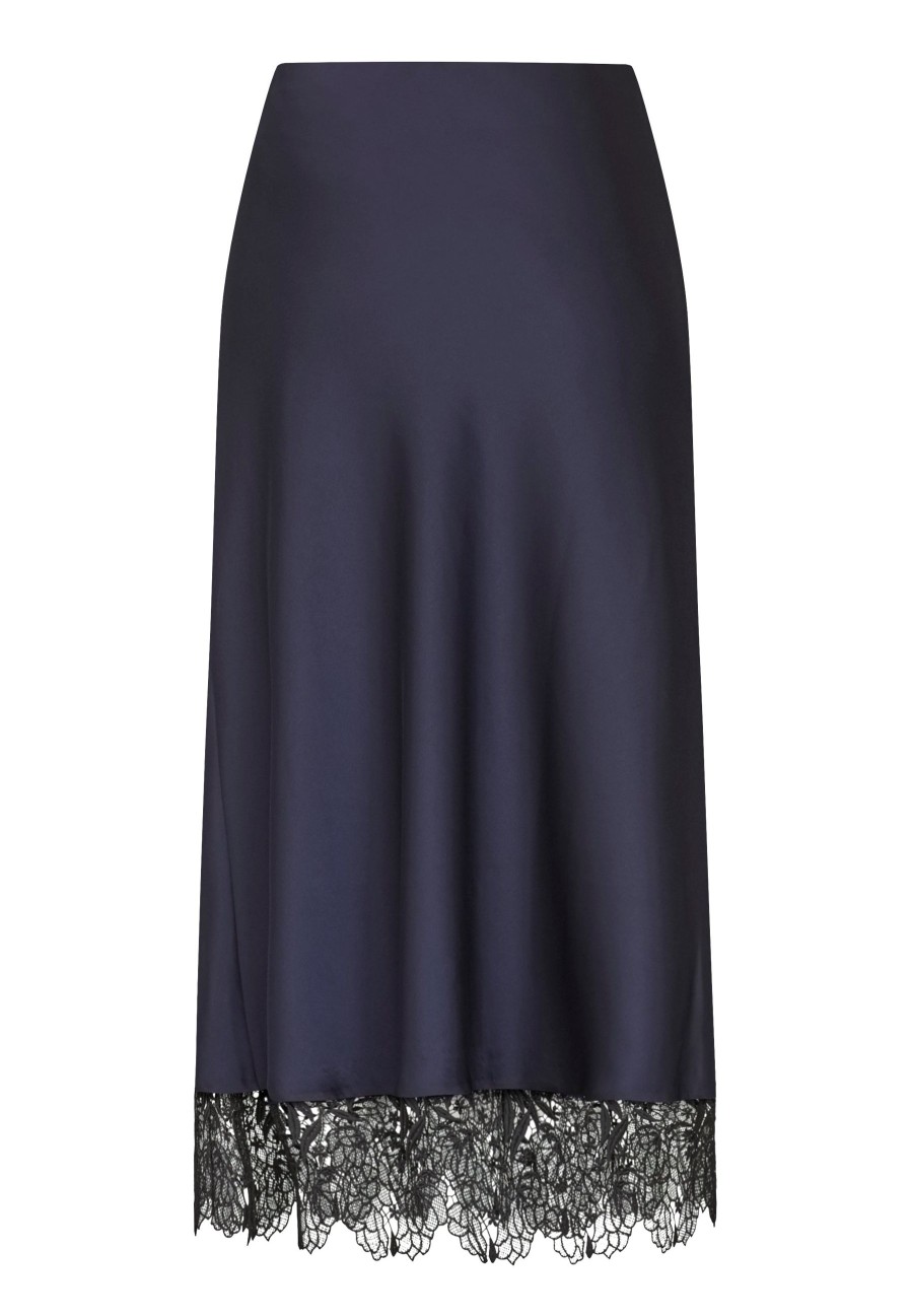 Love Divine Love1118 Skirt Navy/Black | Nederdele