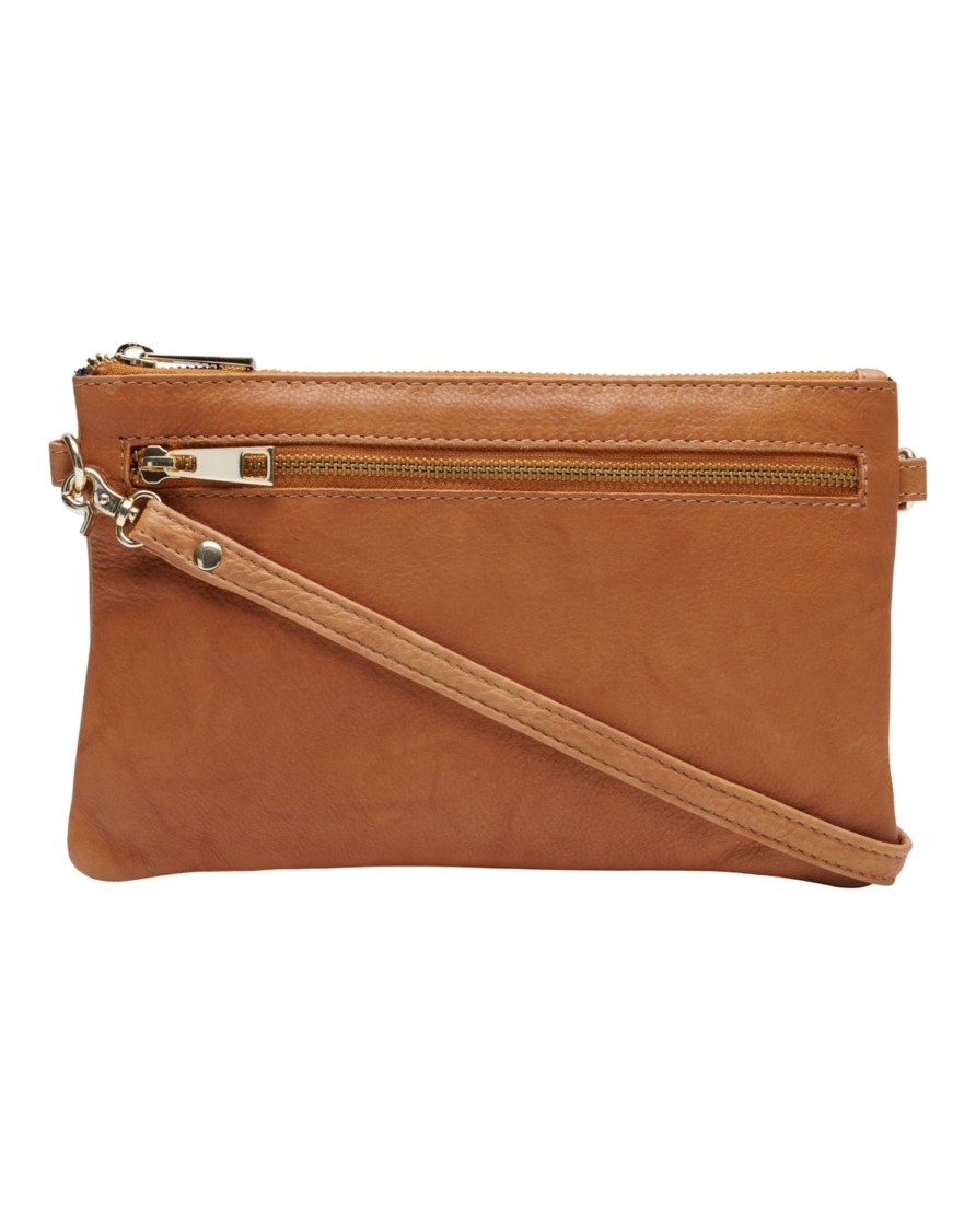 Tim og simonsen Betty Small Bag Cognac/Gold | Tasker