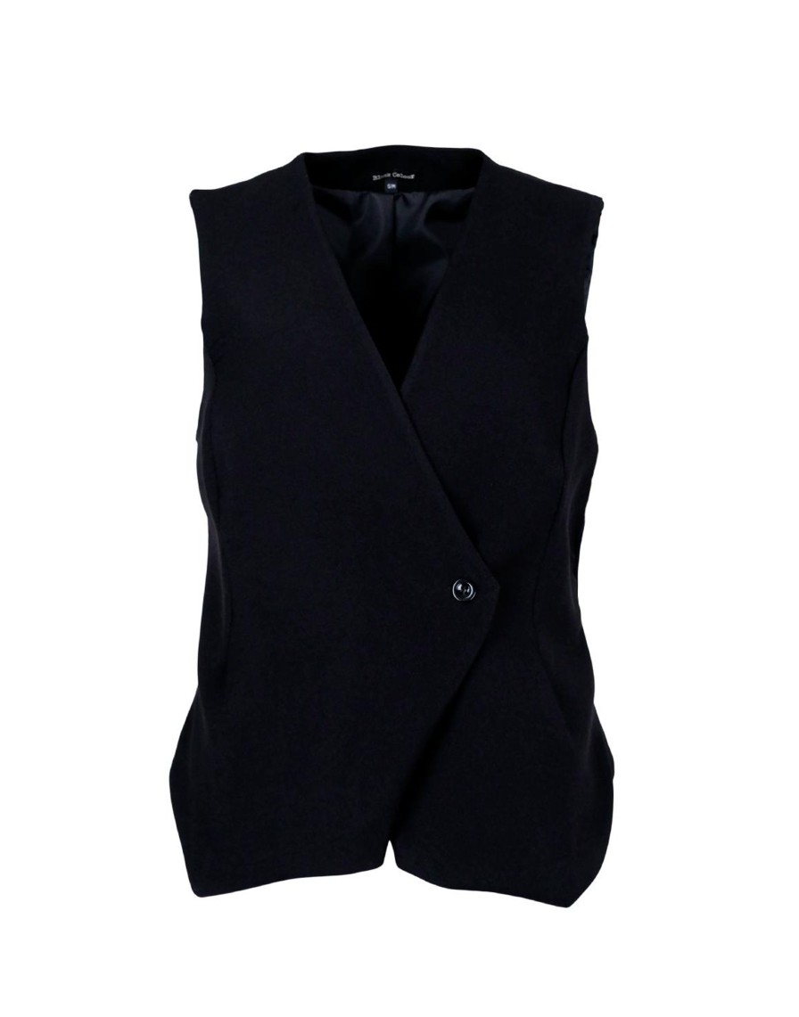 Black Colour Chicago Vest Black | Veste