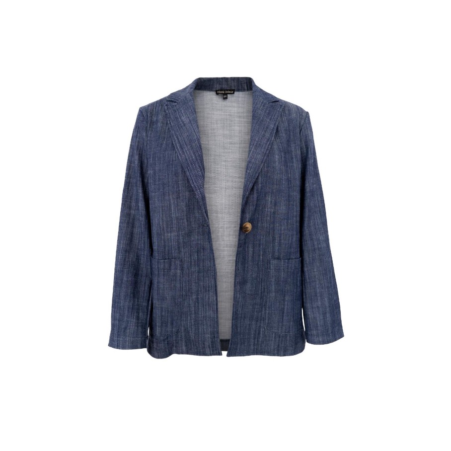 Black Colour Bcbox Blazer Navy Denim | Blazer