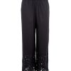 Black Colour Bcnelly Flower Pant Black | Bukser