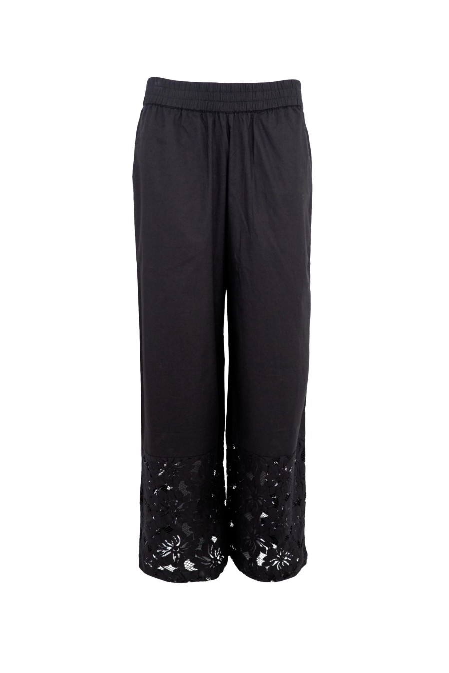 Black Colour Bcnelly Flower Pant Black | Bukser