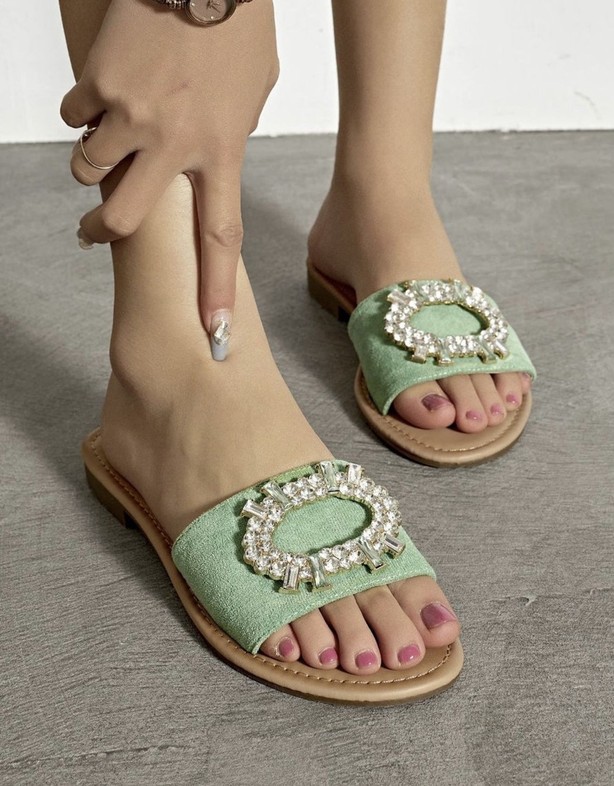 Mette P Sko Støvler 333-221Sandal Green | Sandaler