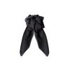 Black Colour Bckit Mini Scarf Black | Torklaeder