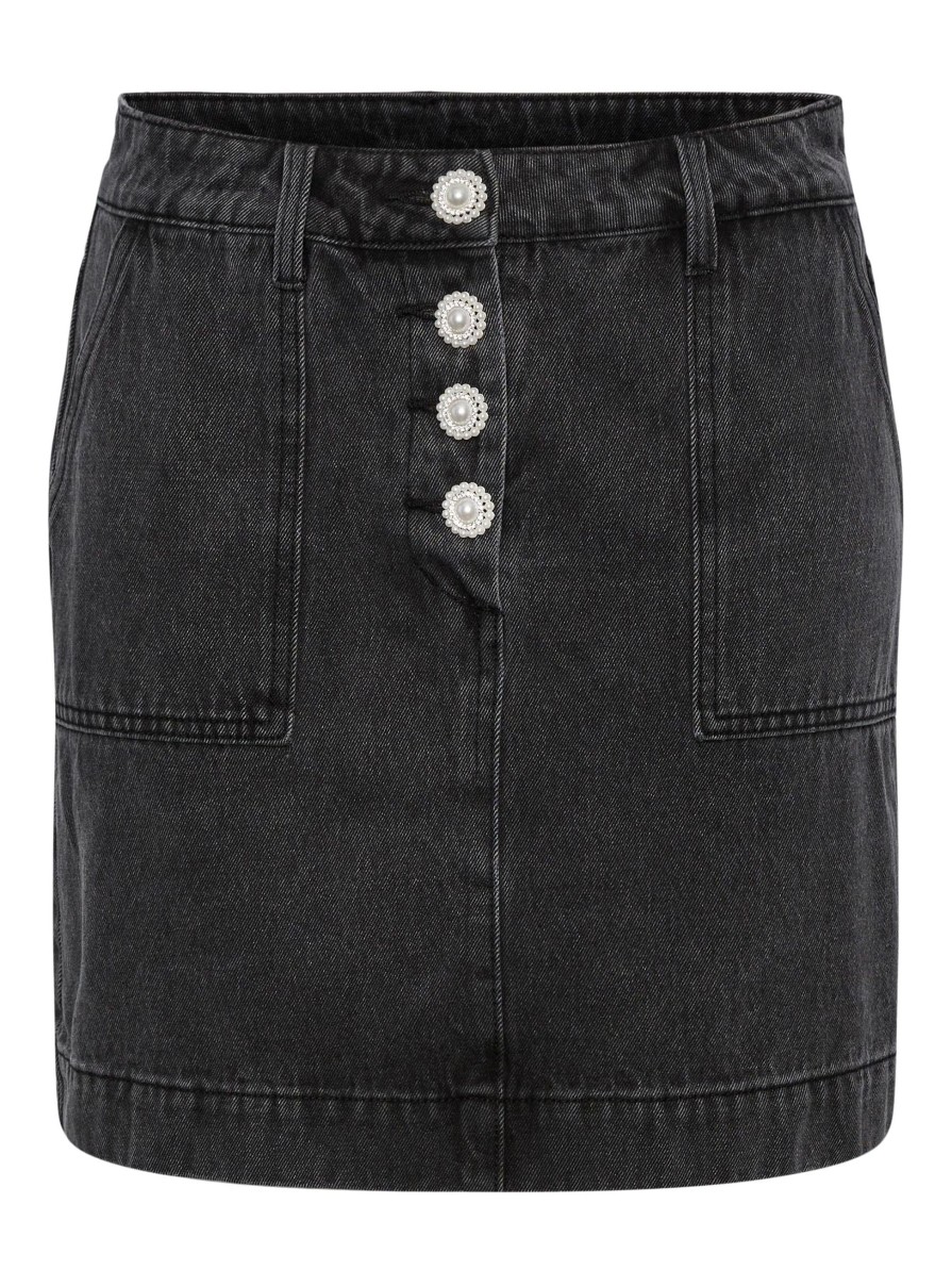 YAS Karina Hw Denim Skirt | Nederdele