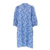 Continue Lone Soft Flowers Dress Blue | Kjoler