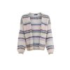 Black Colour Bccayenne Striped Cardigan Pastel | Strik