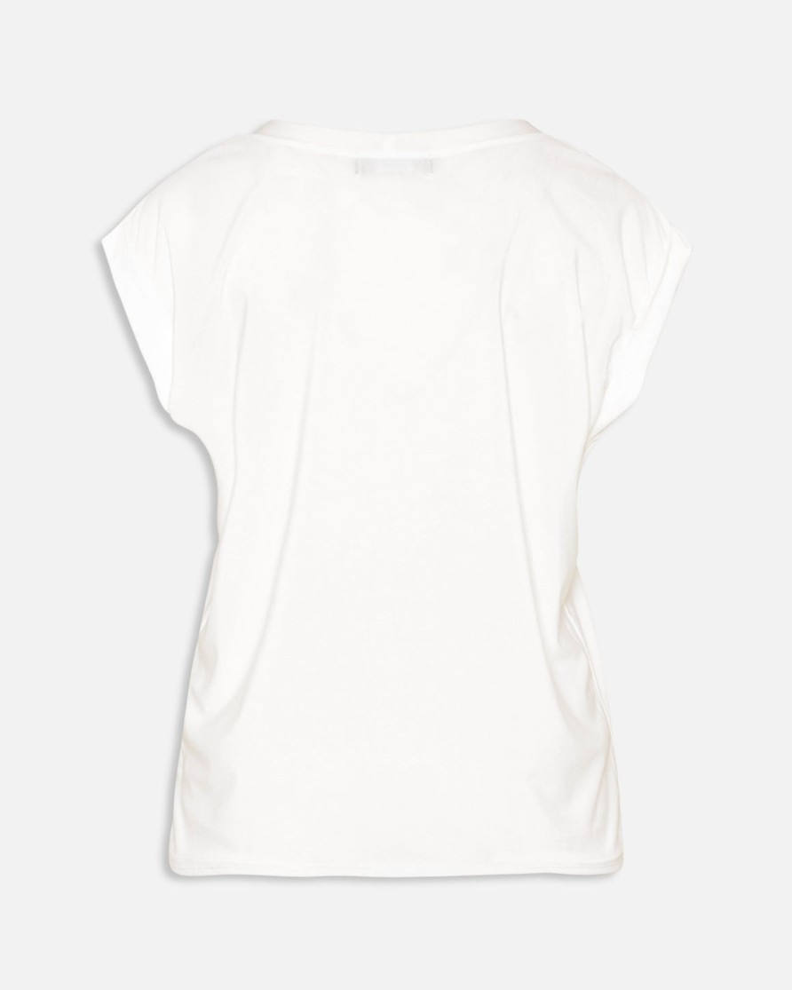 Sisters Point Low A T-Shirt Cream | T-Shirts