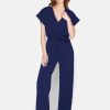 Sisters Point Girl Jumpsuit V Navy | Jumpsuits