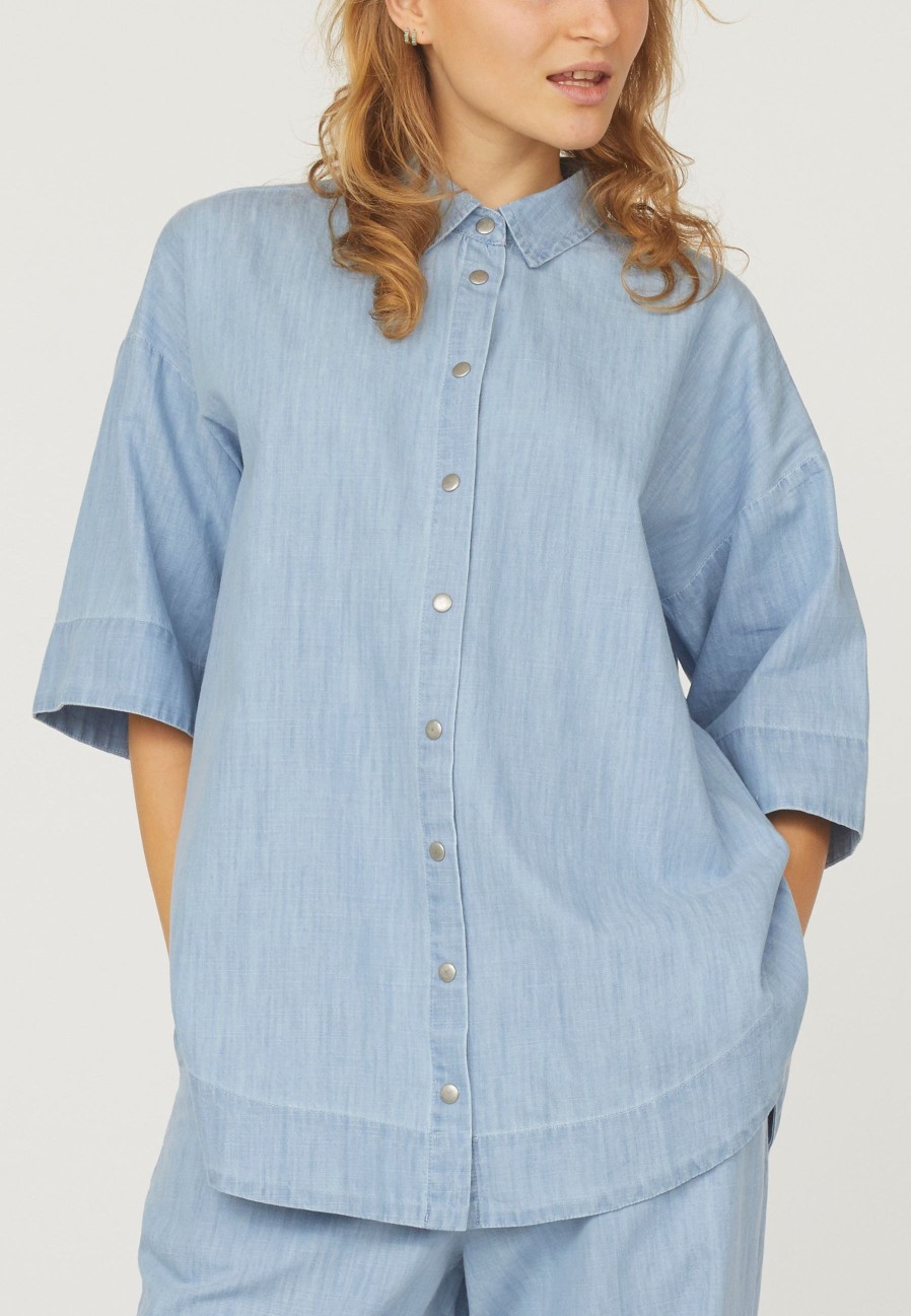 Love Divine Love1097 Shirt Lt. Denim | Bluser