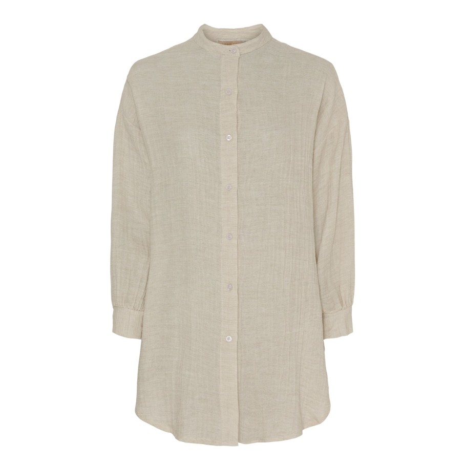 Marta du Chateau 3183 Mdcroxane Shirt Beige 3 | Skjorter