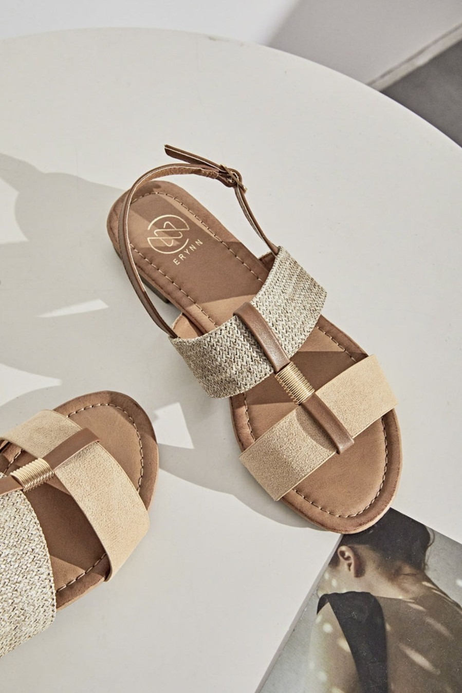 Mette P Sko Støvler Camille Sandal 333-126 Camel | Sandaler