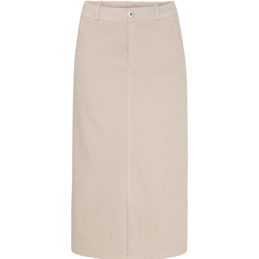 marta du chateau 7249 Skirt Mdcnellie Beige | Nederdele