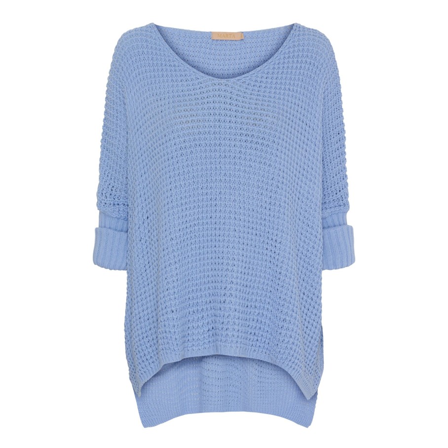 marta du chateau 18236 Mdcmille Knit Sky Blue | Strik