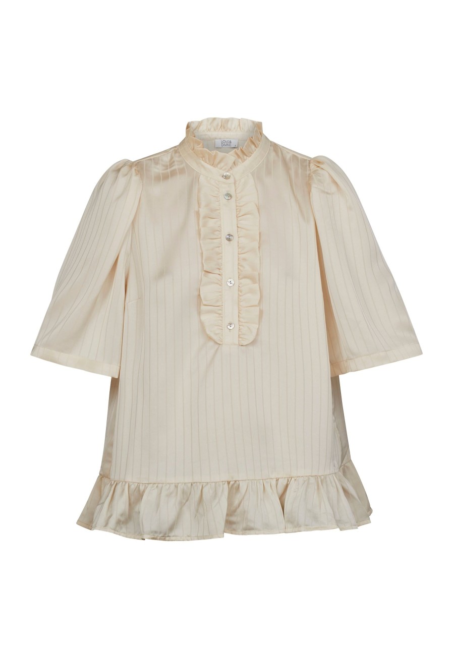 Love Divine Love1002-2 Blouse Cream | Bluser