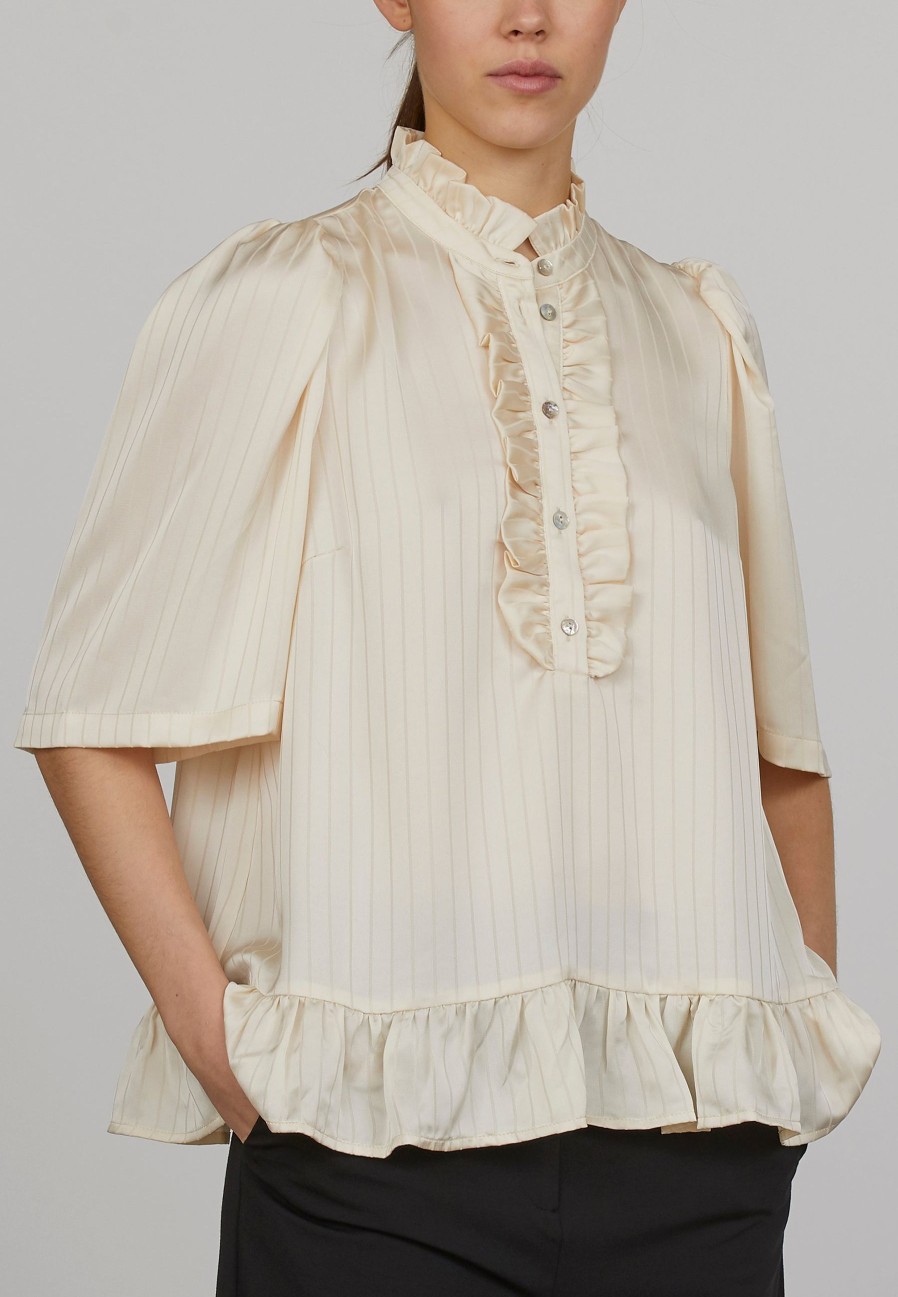 Love Divine Love1002-2 Blouse Cream | Bluser