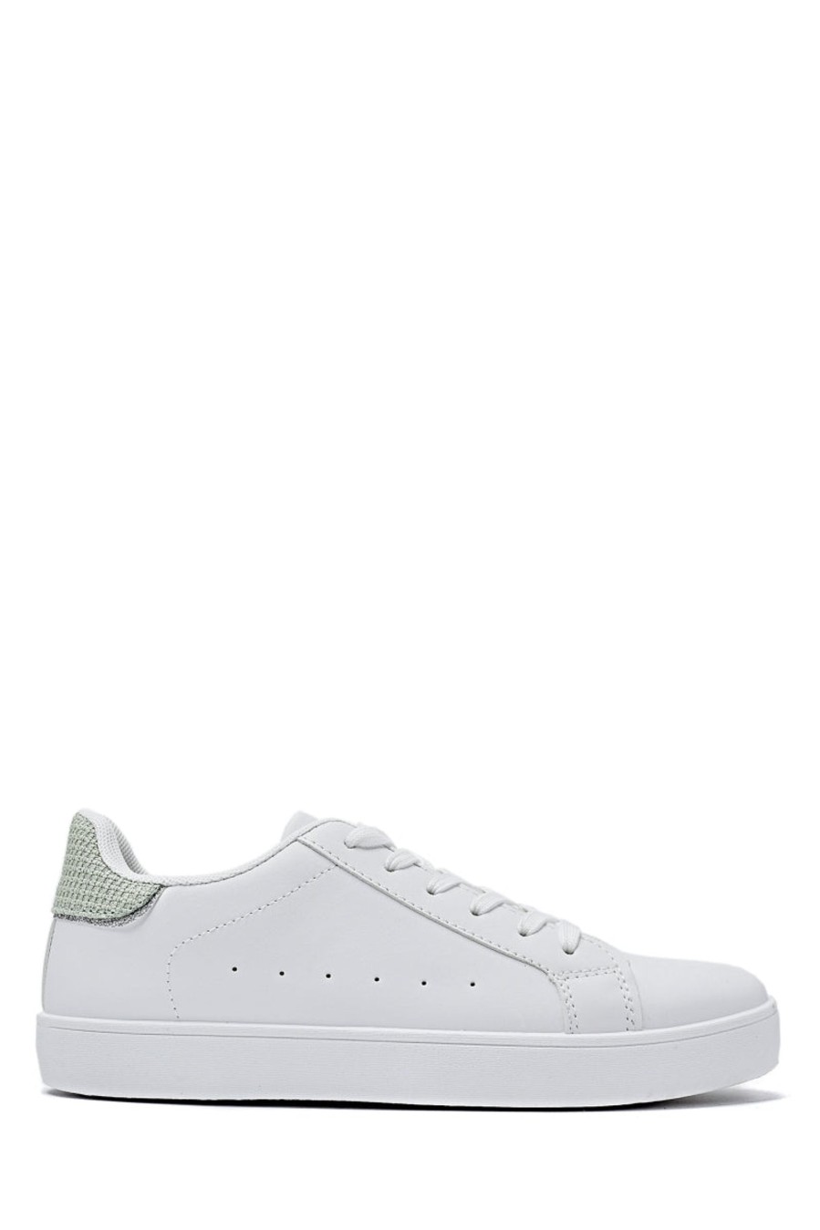 Mette P Sko Støvler Luna Sneakers 8910 White/Light Green | Sneakers