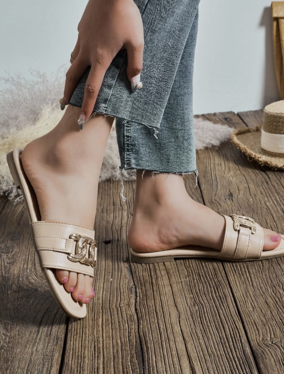 Mette P Sko Støvler Gg 68 Sandal Khaki | Sandaler