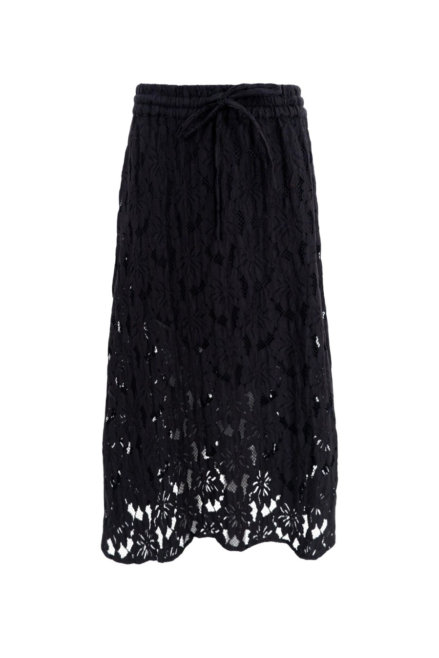 Black Colour Bcnelly Flower Skirt Black | Nederdele