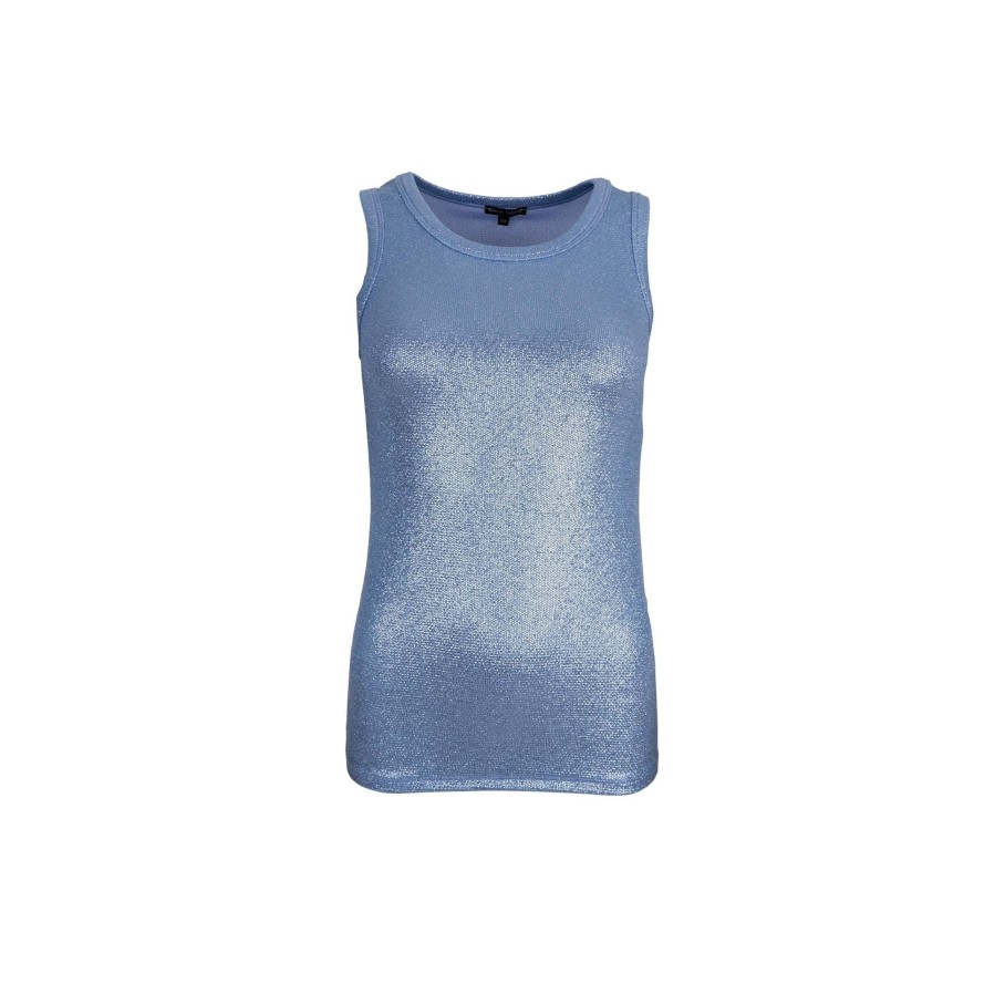 Black Colour Bcbree Tank Top Lt. Blue | Bluser