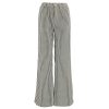 Continue Roberta Stripe Pant Offwhite With Black Stripes | Bukser