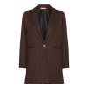 marta du chateau 4926 Blazer Coffee / Orange | Blazer