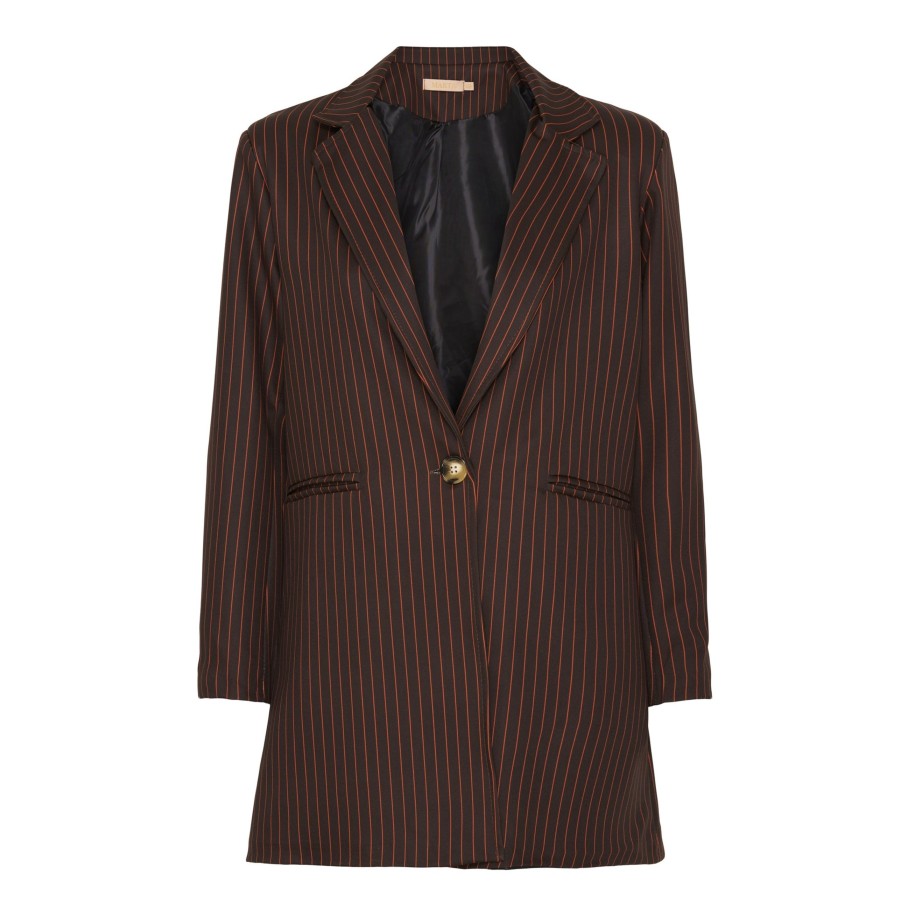 marta du chateau 4926 Blazer Coffee / Orange | Blazer