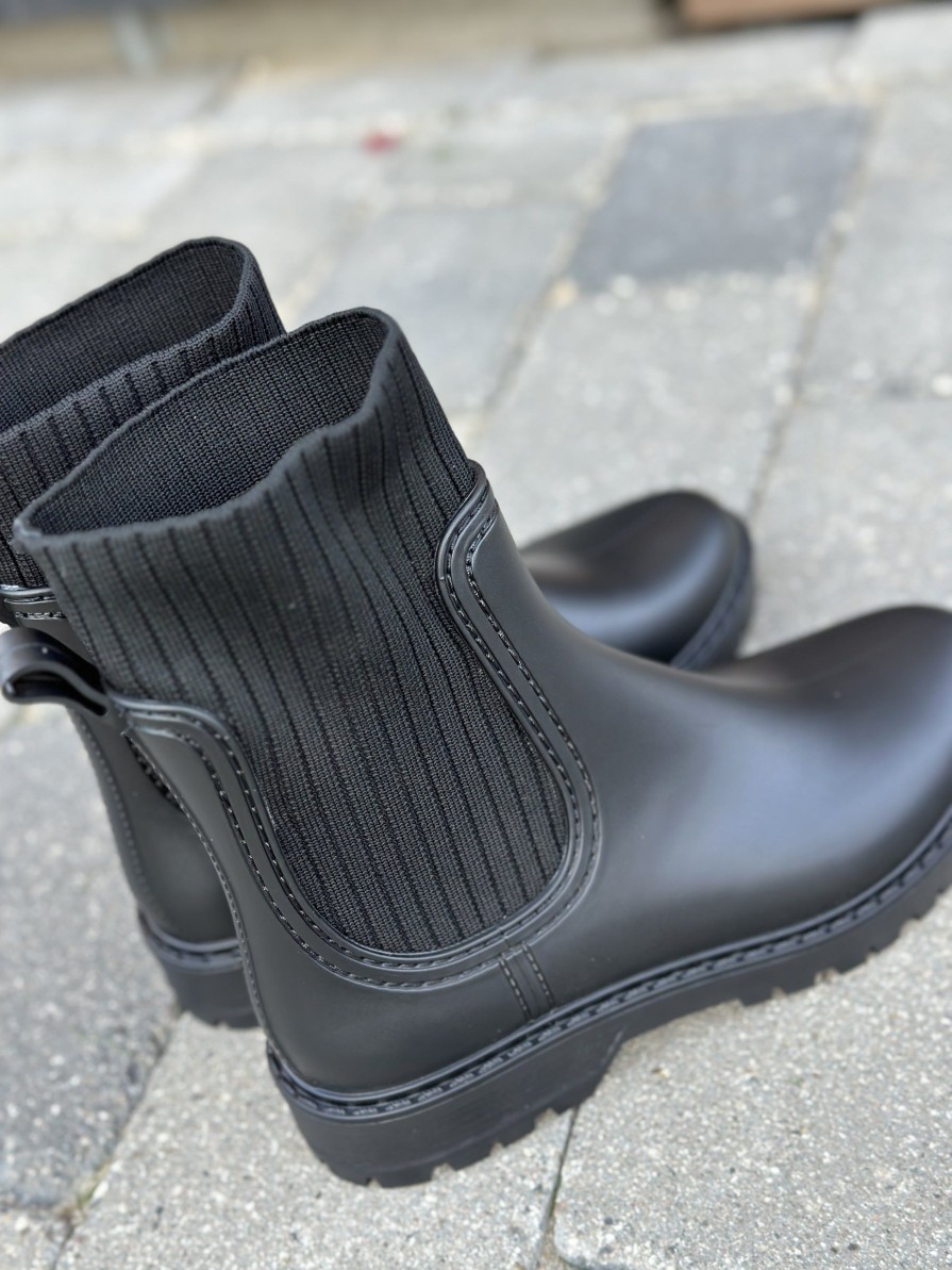 Mette P Sko Støvler Rain Stovle El-819 Black | Stovler