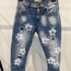 Marta du Chateau H8255 Mdcanke Jeans Flower | Bukser