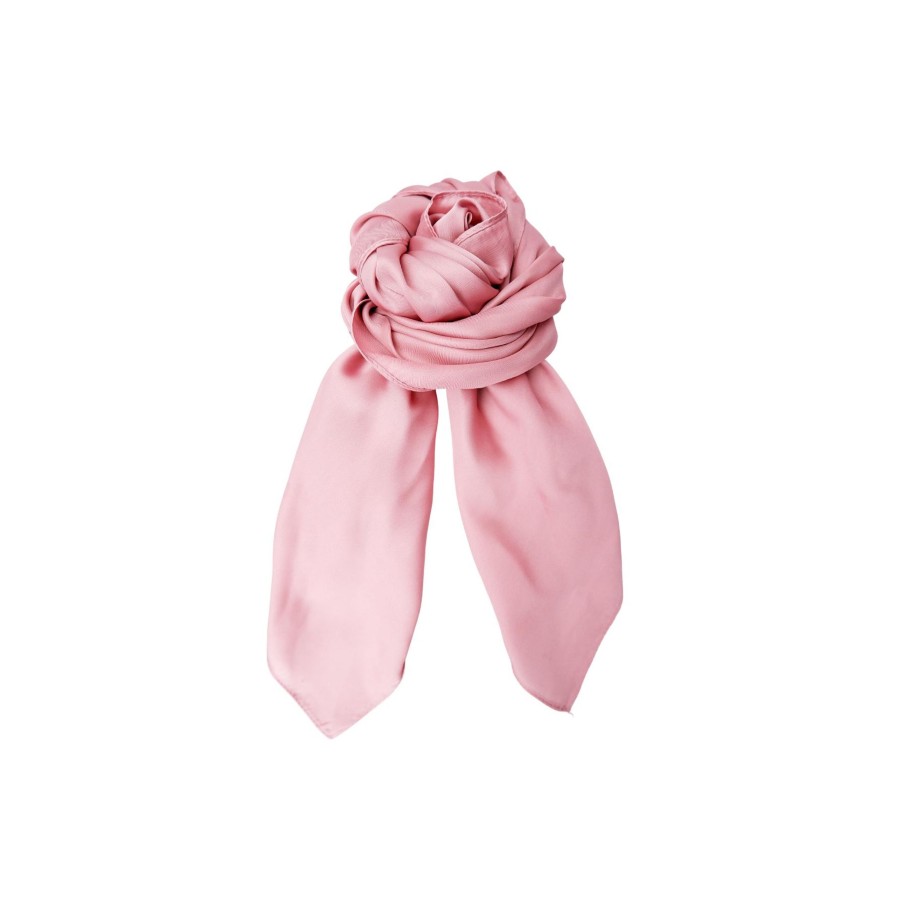 Black Colour Bckit Mini Scarf Rose | Torklaeder