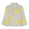 Marta du Chateau 23885 Mdcpriscilla Knit Calce/Lemon | Strik