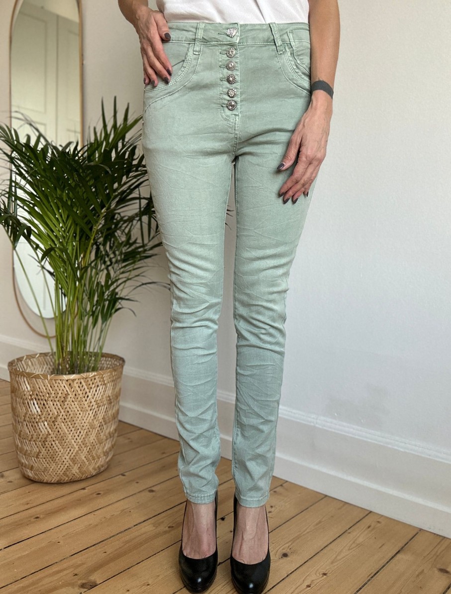 Jewelly jeans Jewelly Jeans 2565-12 Dusty Army | Jeans