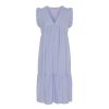 Marta du Chateau 5795 Mdcelma Dress Sky Blue Stripe | Kjoler