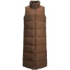 lululia Lulu Extra Long Puffer Vest Demitasse | Veste