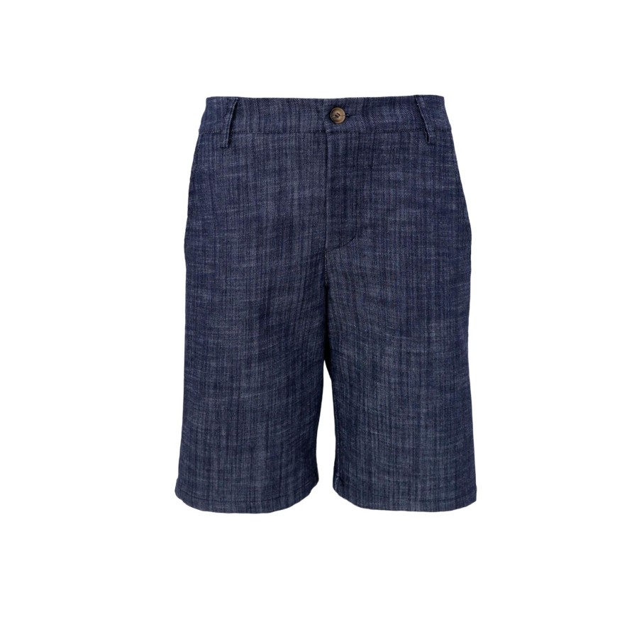 Black Colour Bcbox Shorts Navy Denim | Bukser