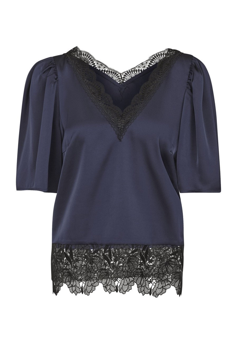 Love Divine Love1079 Top Navy/Black | Toppe