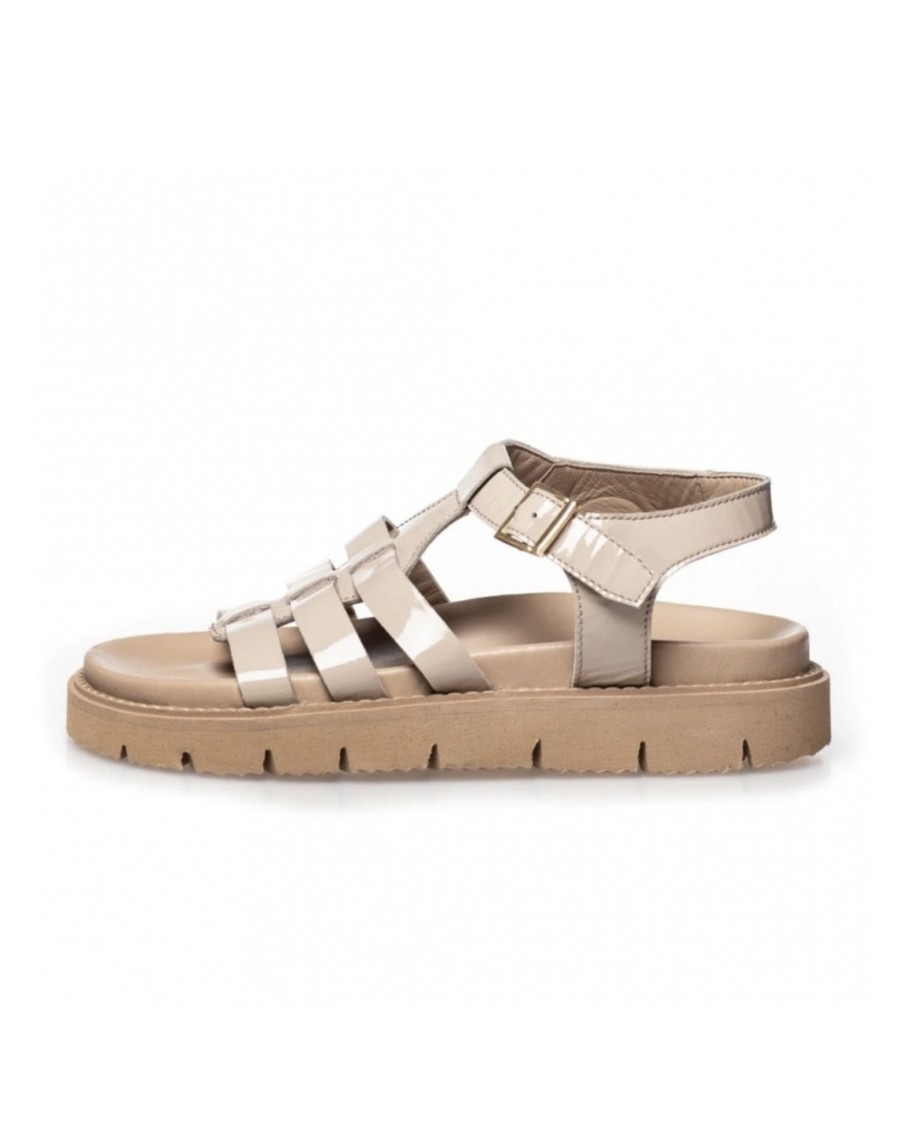 Copenhagen Shoes Magic And Girls Sandal Nude Patent | Sandaler