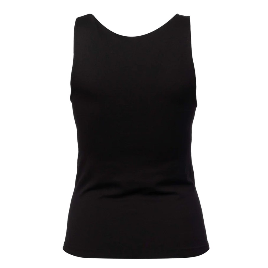 Liberté Essentiel Ninna Tank Top Black | Bluser