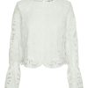 YAS Yasalbi Ls Top Offwhite | Bluser